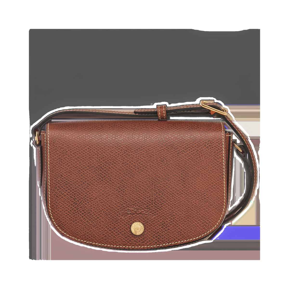 Épure S Crossbody bag Brown - Leather