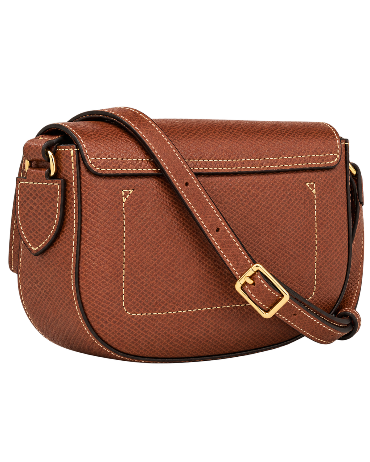 Épure S Crossbody bag Brown - Leather