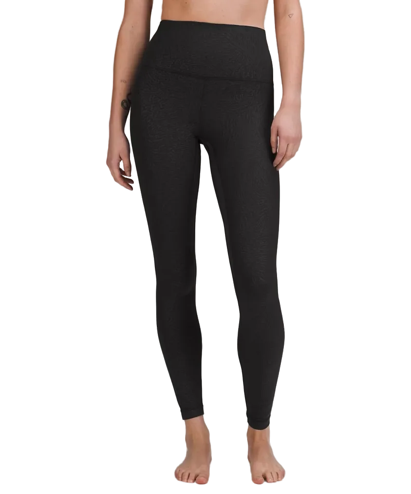 Lululemon Align High-Rise Pant 28" Ripple Emboss Black