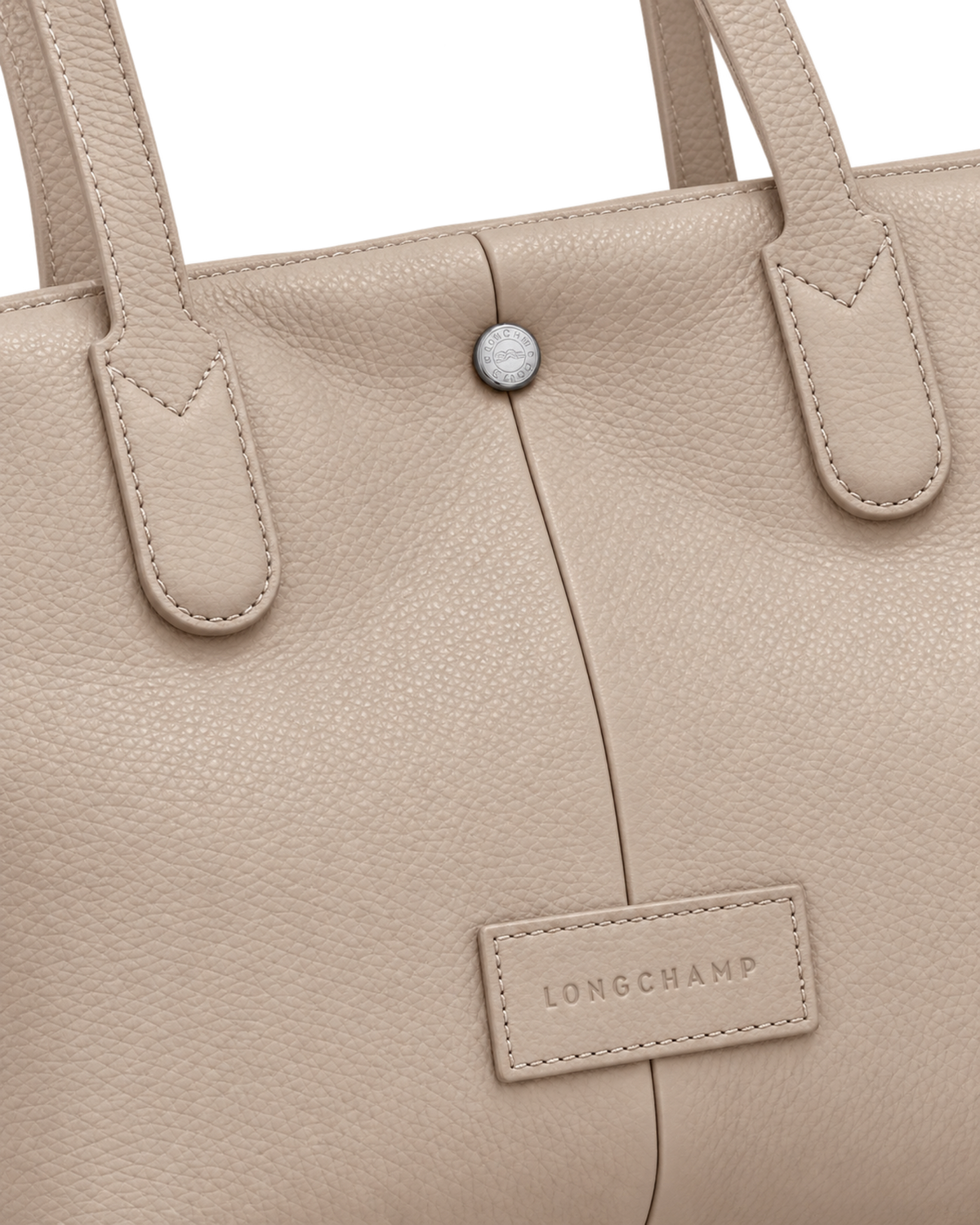 Essential L Tote bag Clay - Leather