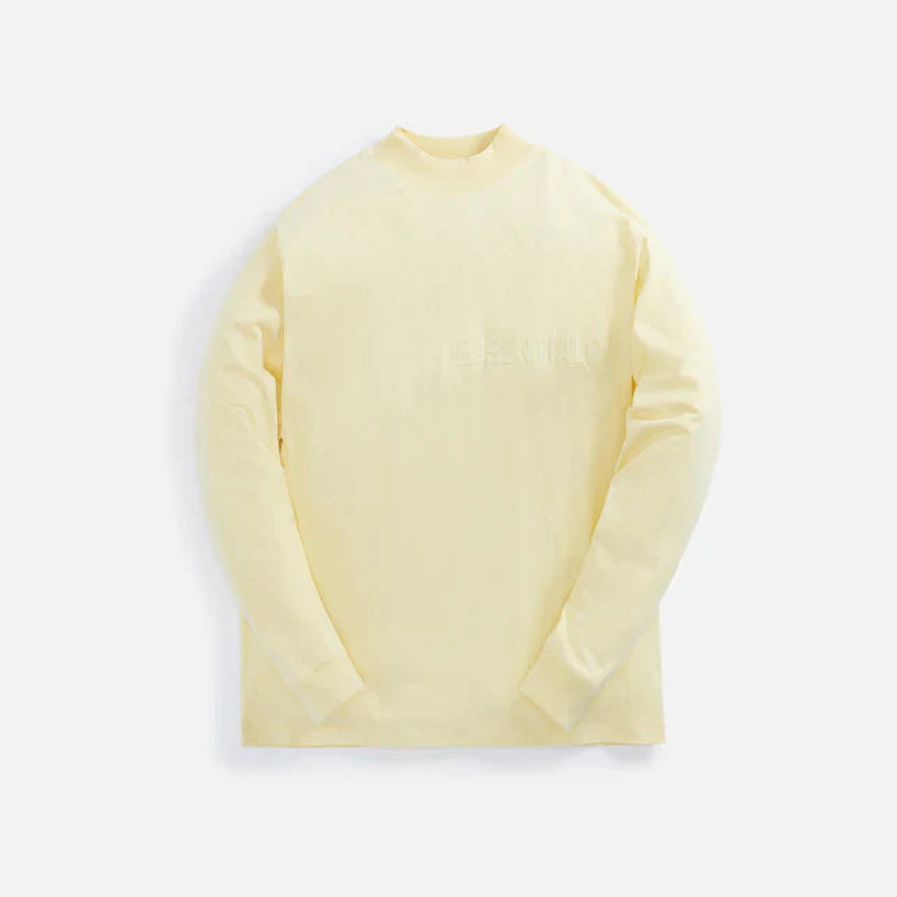 Essentials Logo-Flocked Cotton-Jersey T-Shirt Canary