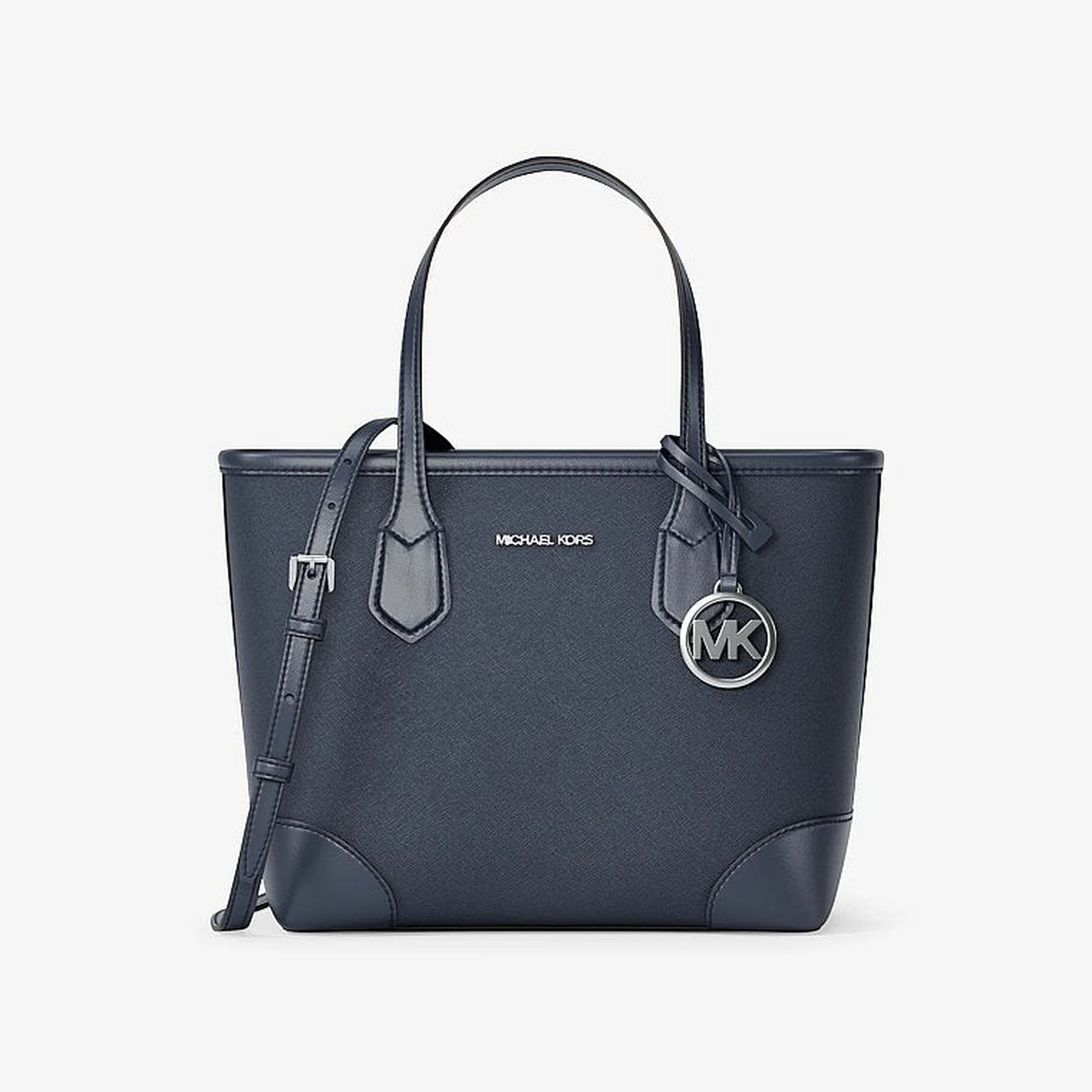 Eva Extra-Small Saffiano Leather Convertible Tote Bag