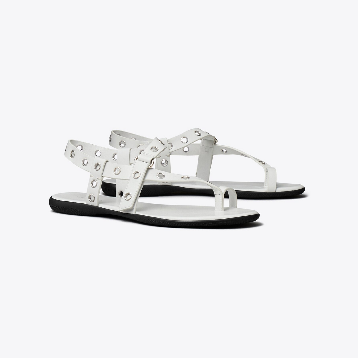 Eyelet Toe Ring Sandal