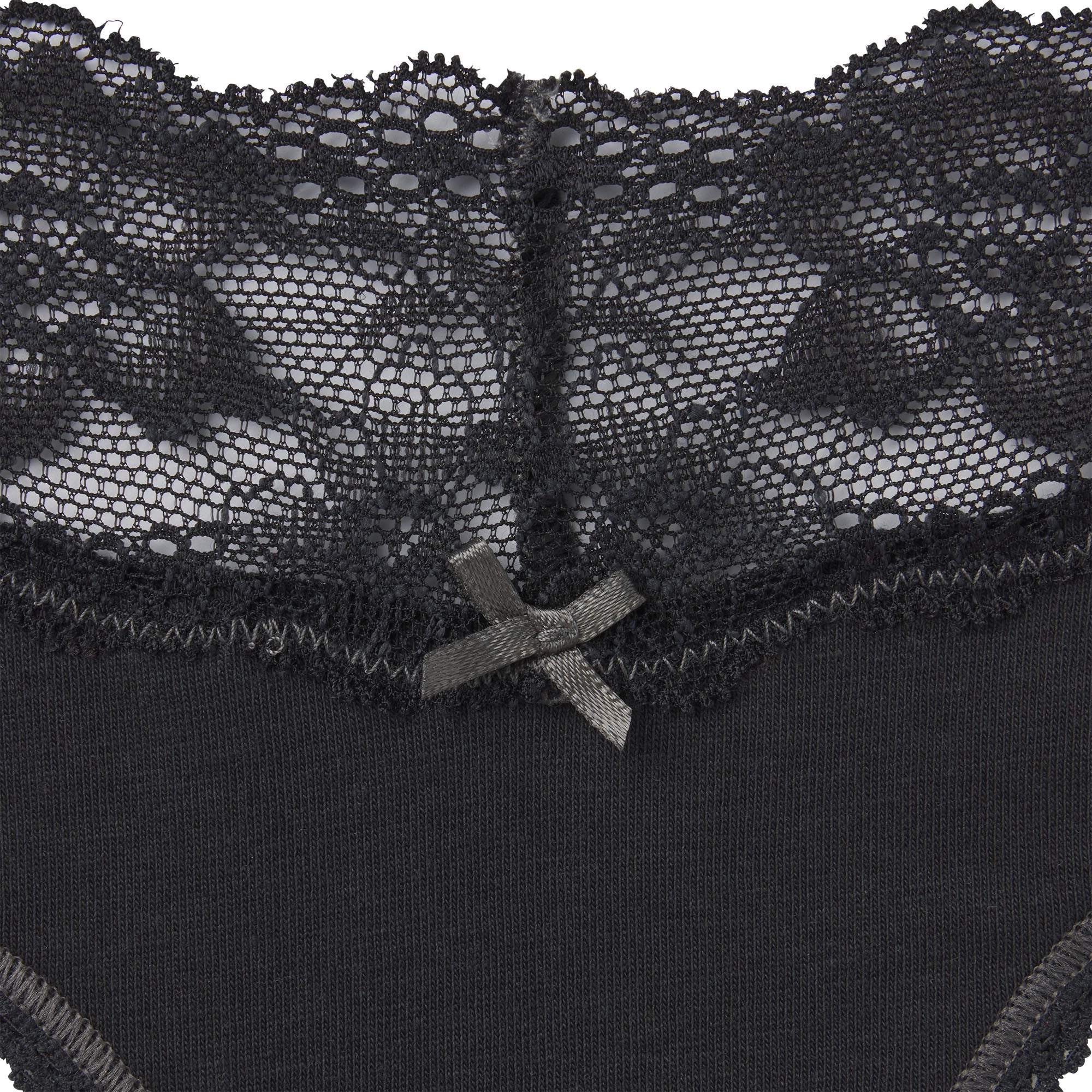 Lightweight Cotton Wide Lace Brief