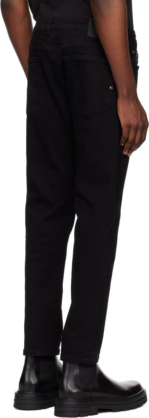 Black Piece Number Slim Jeans