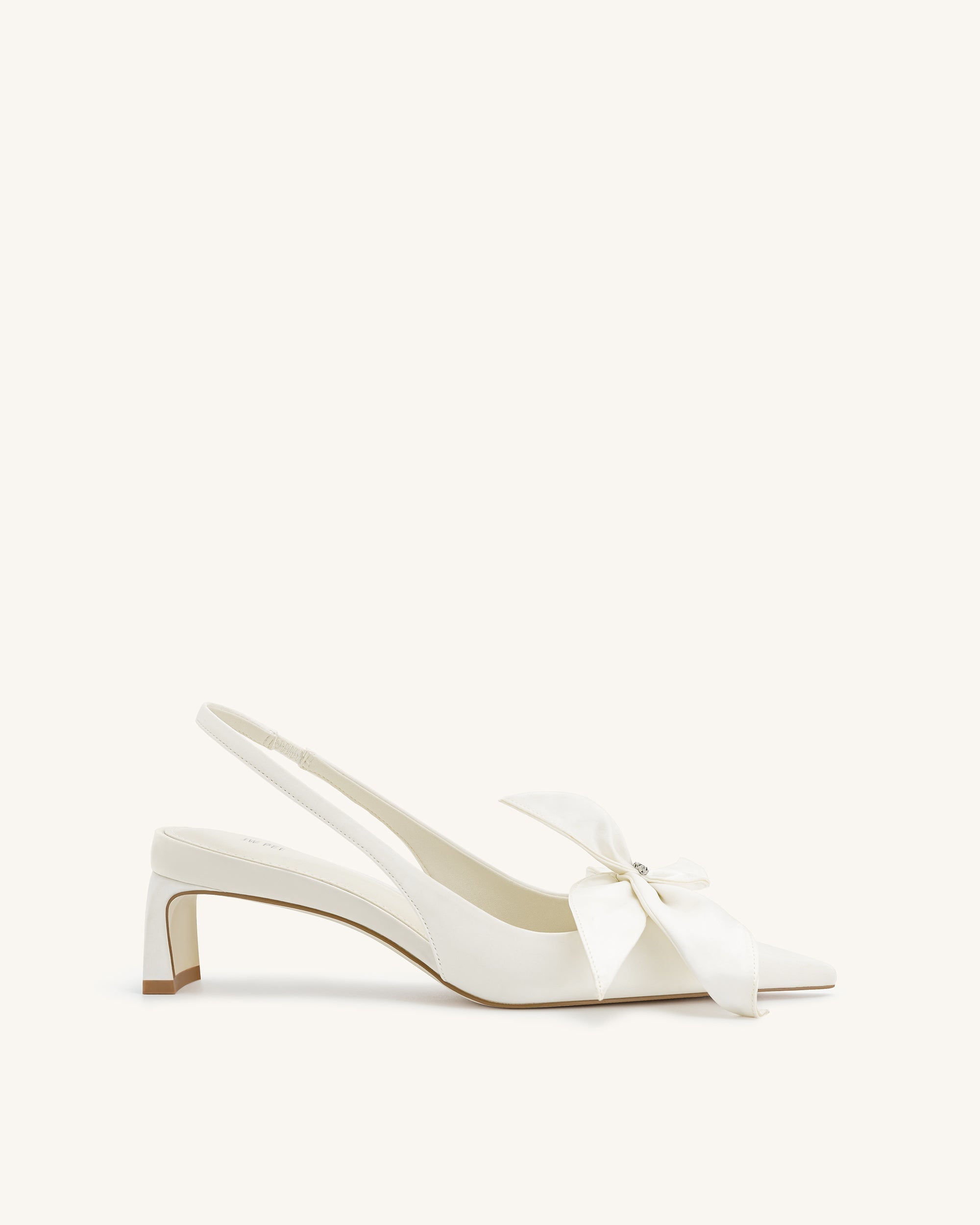 Queena Floral Appliques Slingback Pumps - Blue