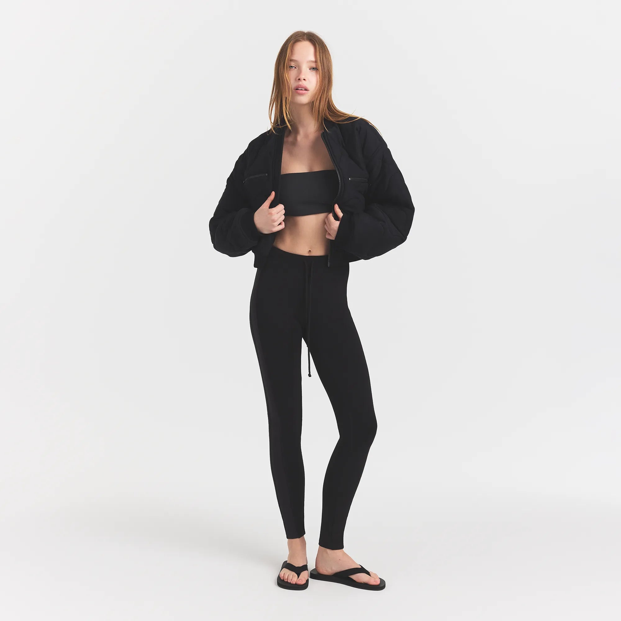 Neoprene Outerwear Reversible Bomber Jacket