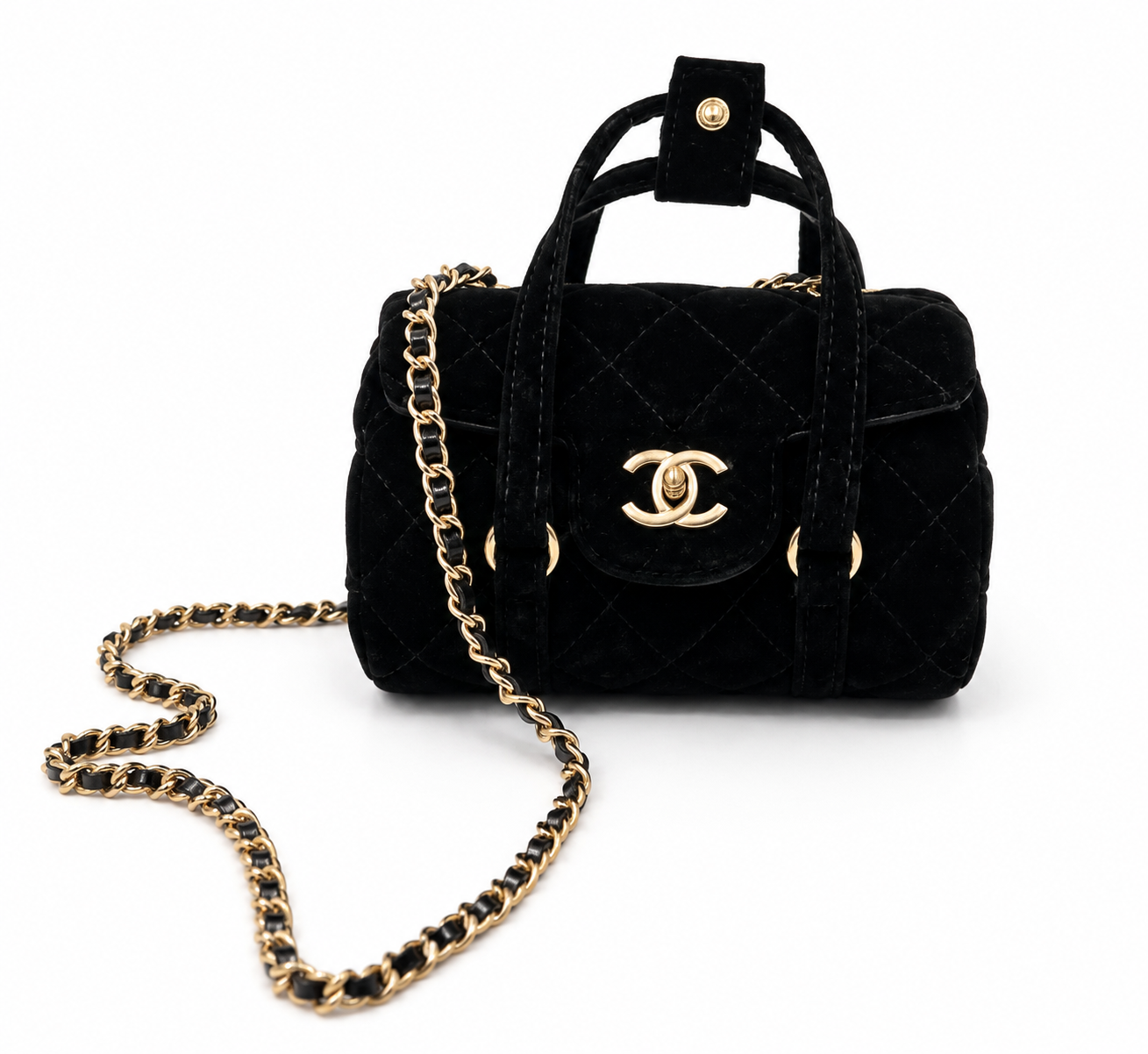 Chanel Black Velvet Beauty VIP Gift Bag GWP