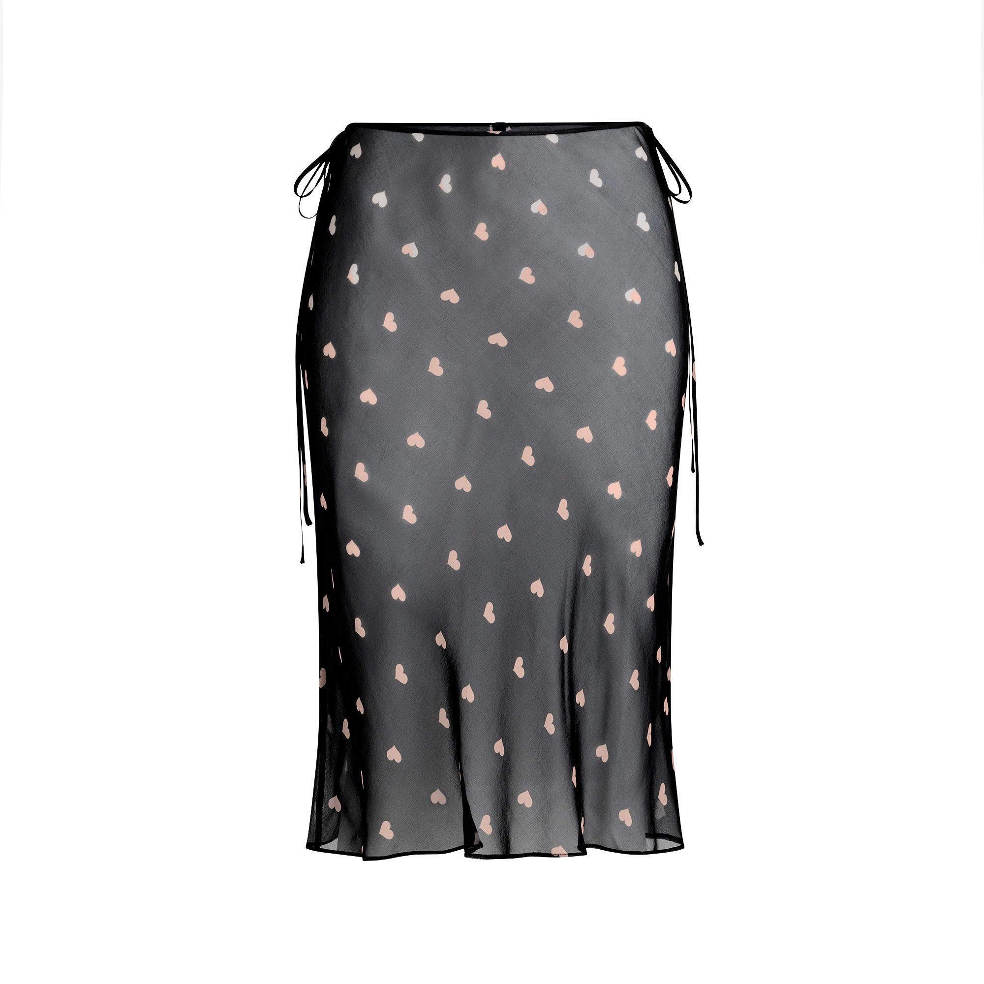 Skims Romance Tie Side Midi Skirt