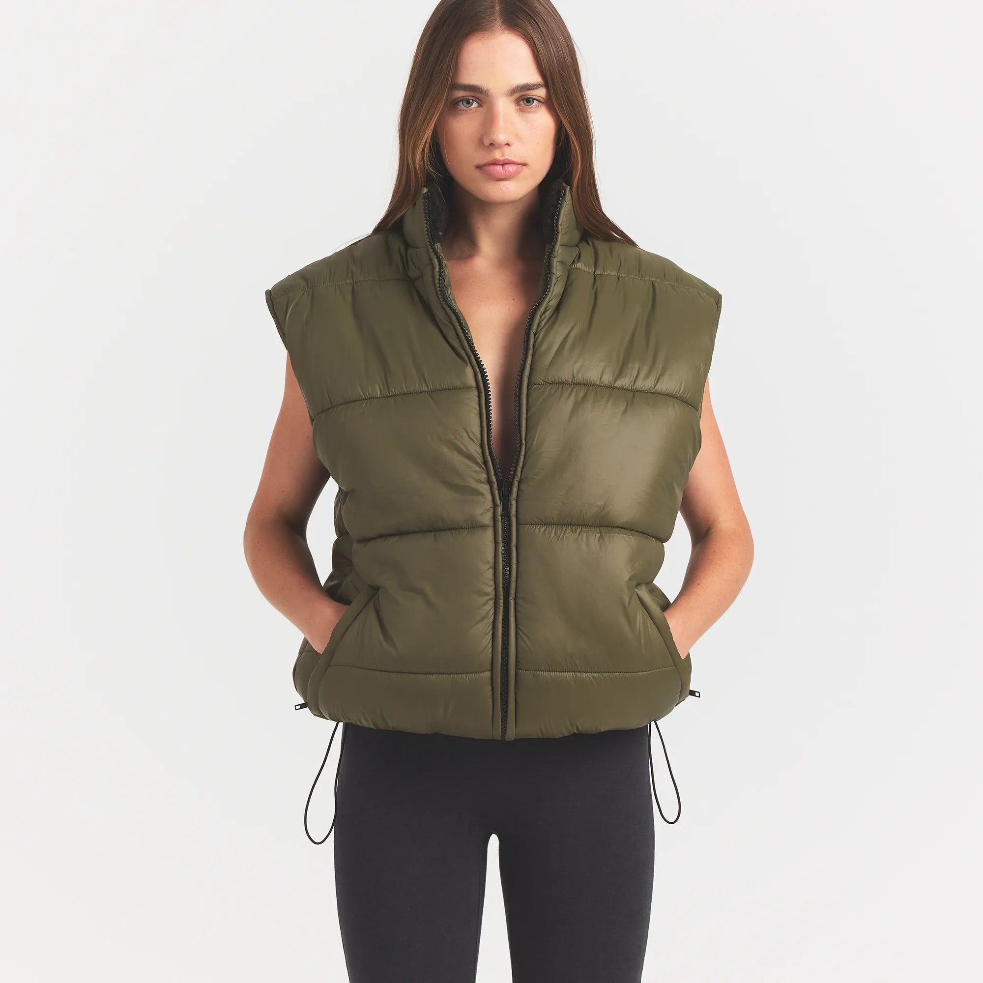 Lightweight Puffer Oversized Vest