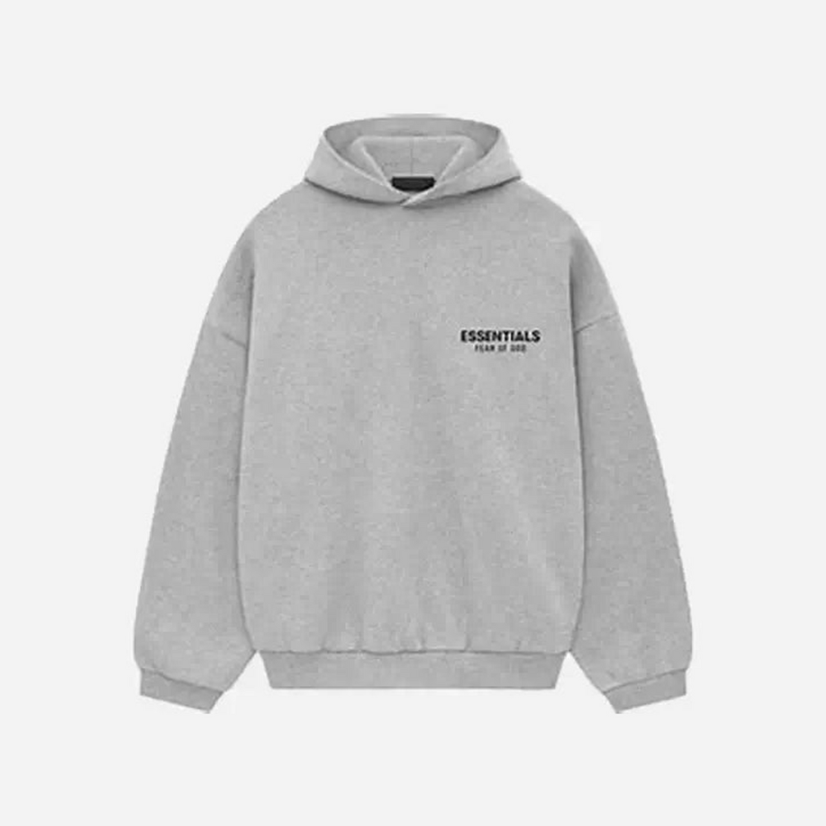 Fear of God Essentials Fleece Hoodie Light Heather Gray FW24