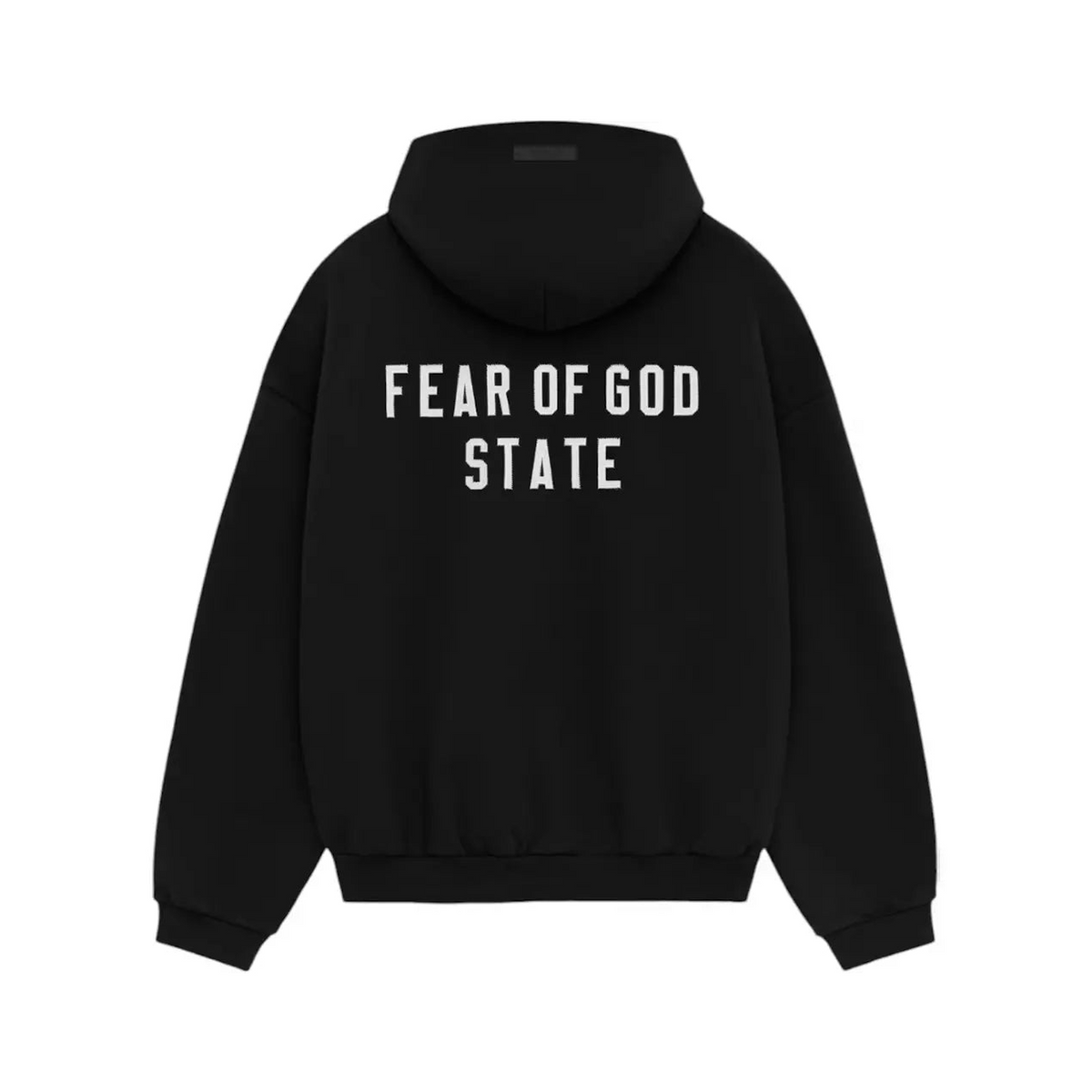 Fear of God Essentials Heavy Fleece Fullzip HoodieBlack