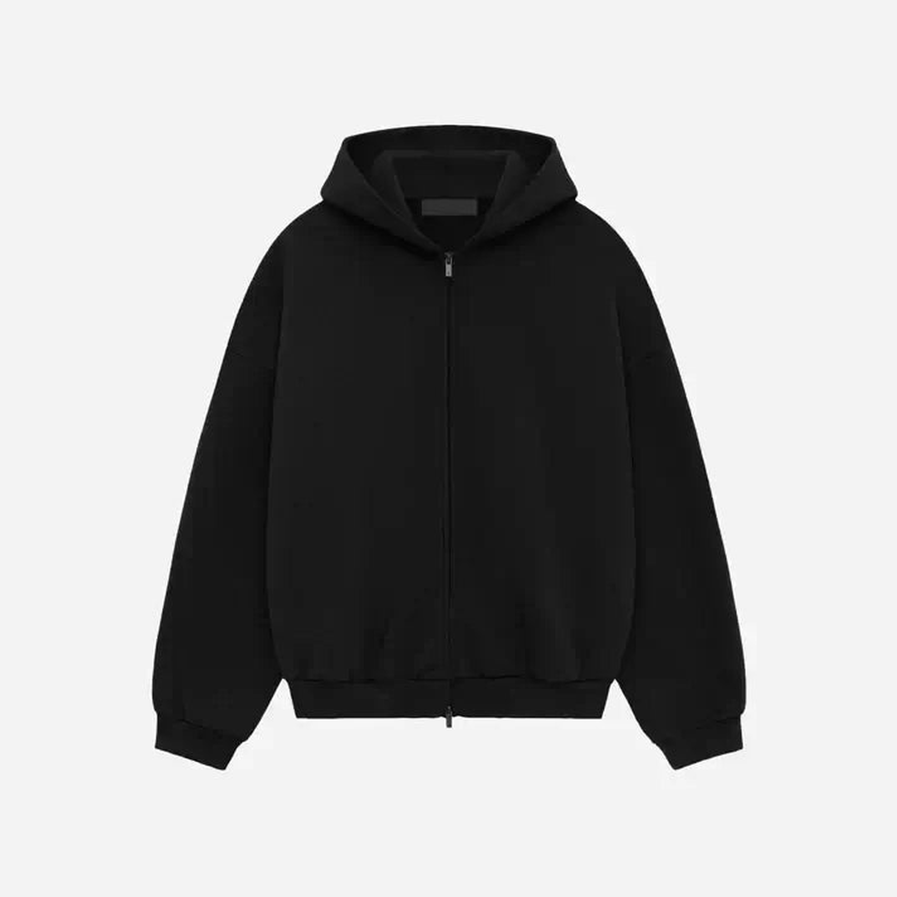 Fear of God Essentials Heavy Fleece Fullzip HoodieBlack