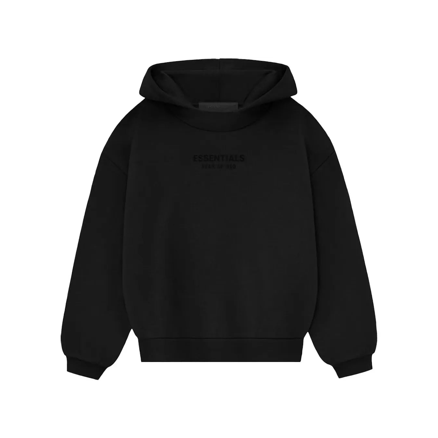 Fear of God Essentials Hoodie (FW23) Jet Black