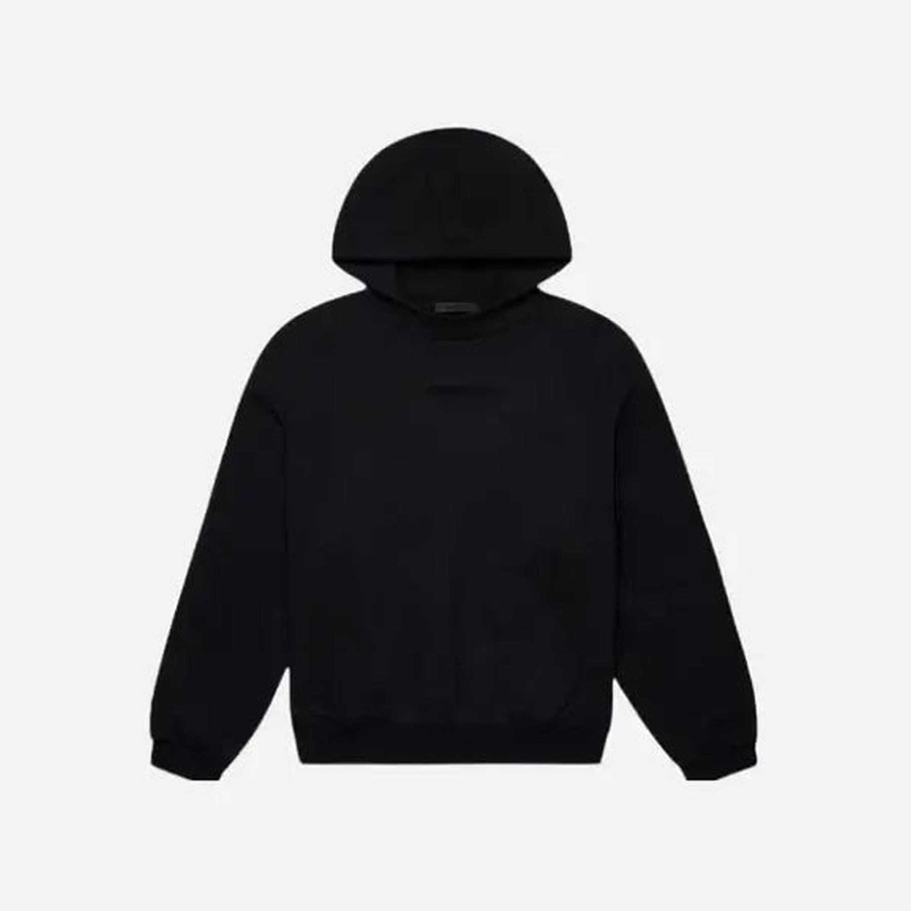 Fear of God Essentials Hoodie Jet Black - FW23