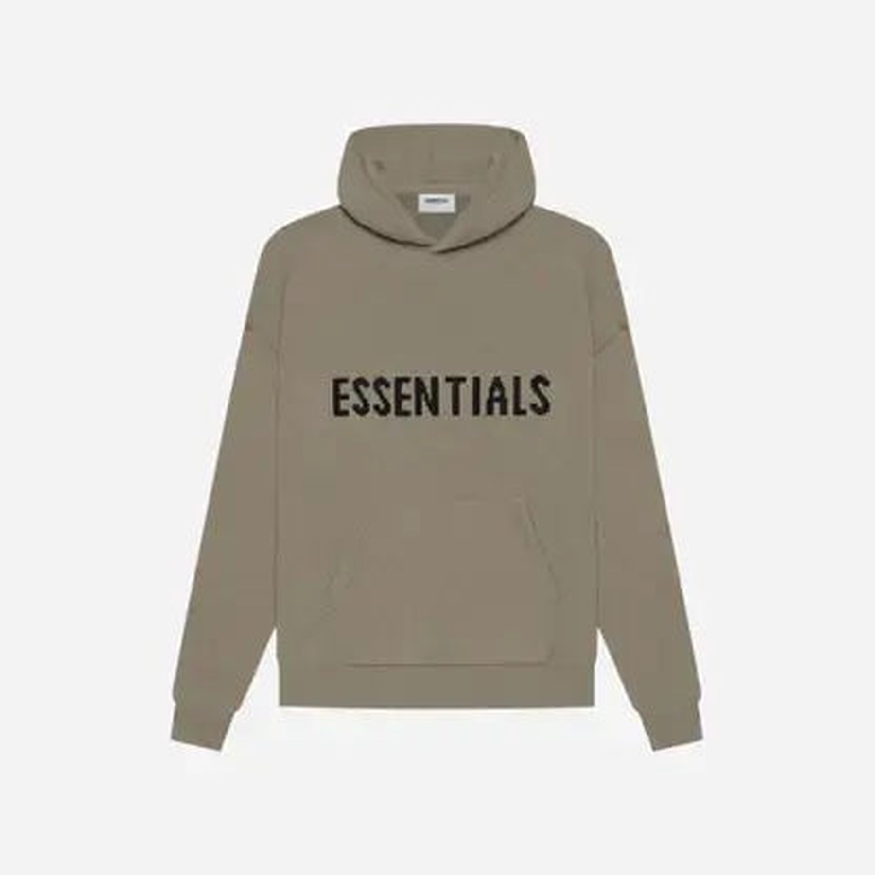 FEAR OF GOD ESSENTIALS KNIT PULLOVER HOODIE (SS21)TAUPE