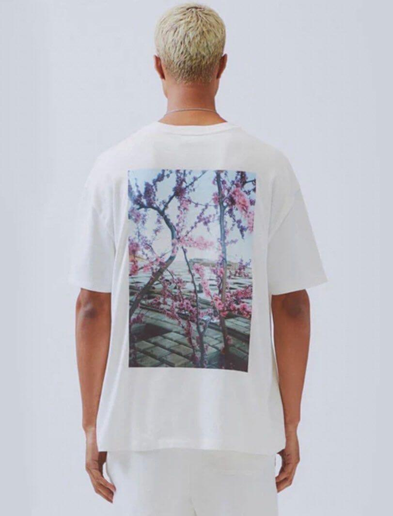 Essentials Essentials Tee SS19 - Floral White - Size: L T-Shirts | Shop From The Mirage