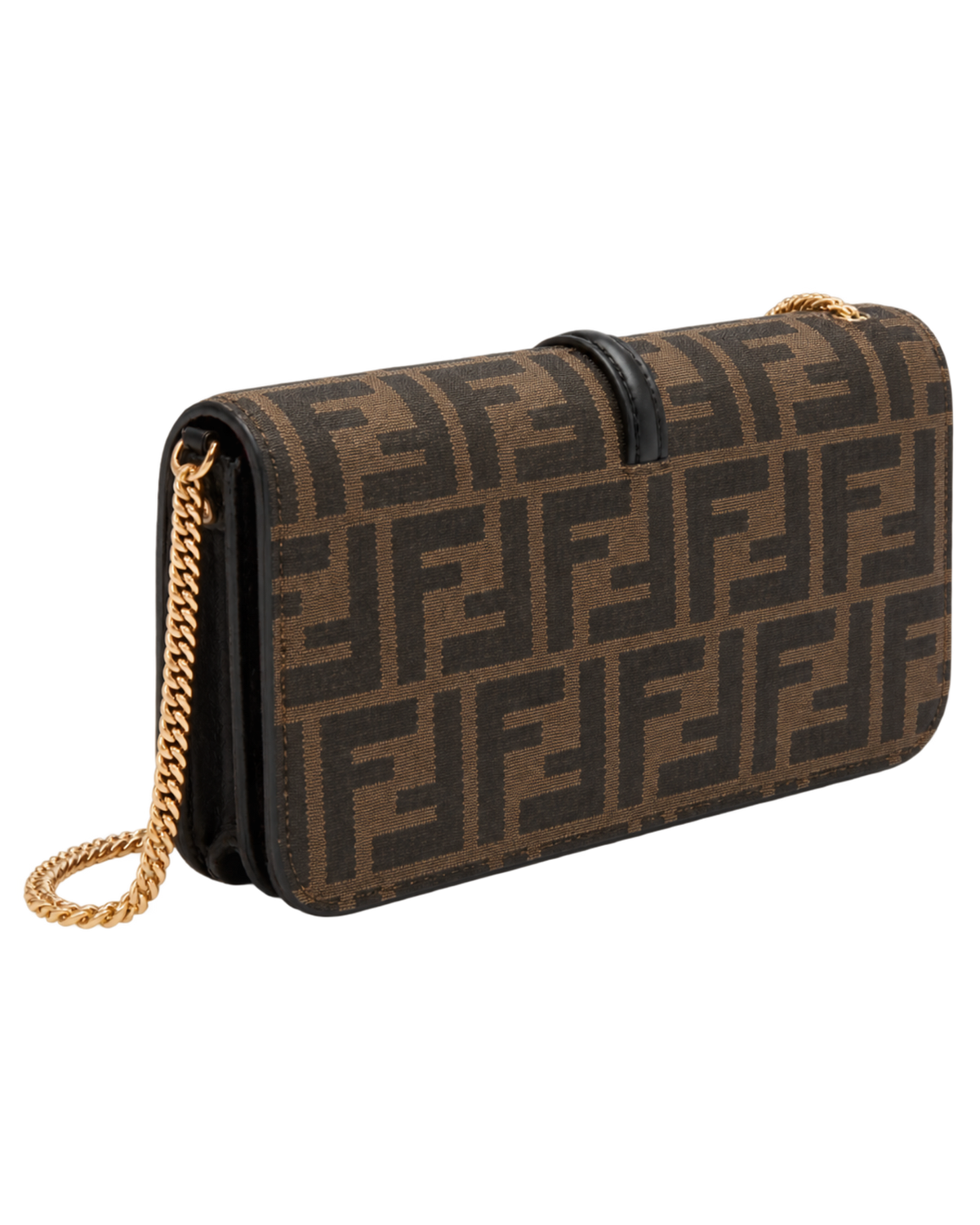 Fendi Fendigraphy jacquard chain wallet