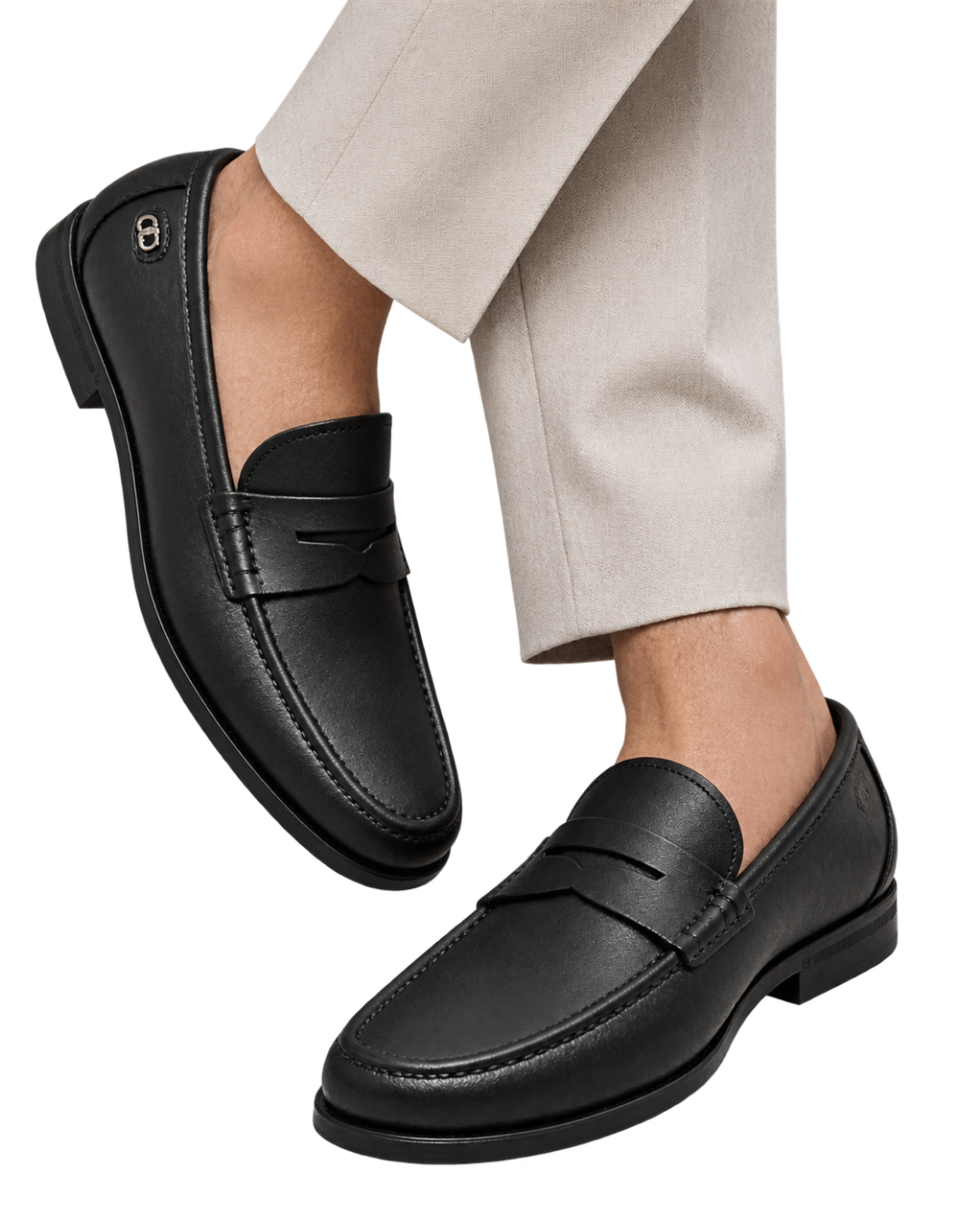 Ferragamo Athen Gancini Leather Penny Loafers