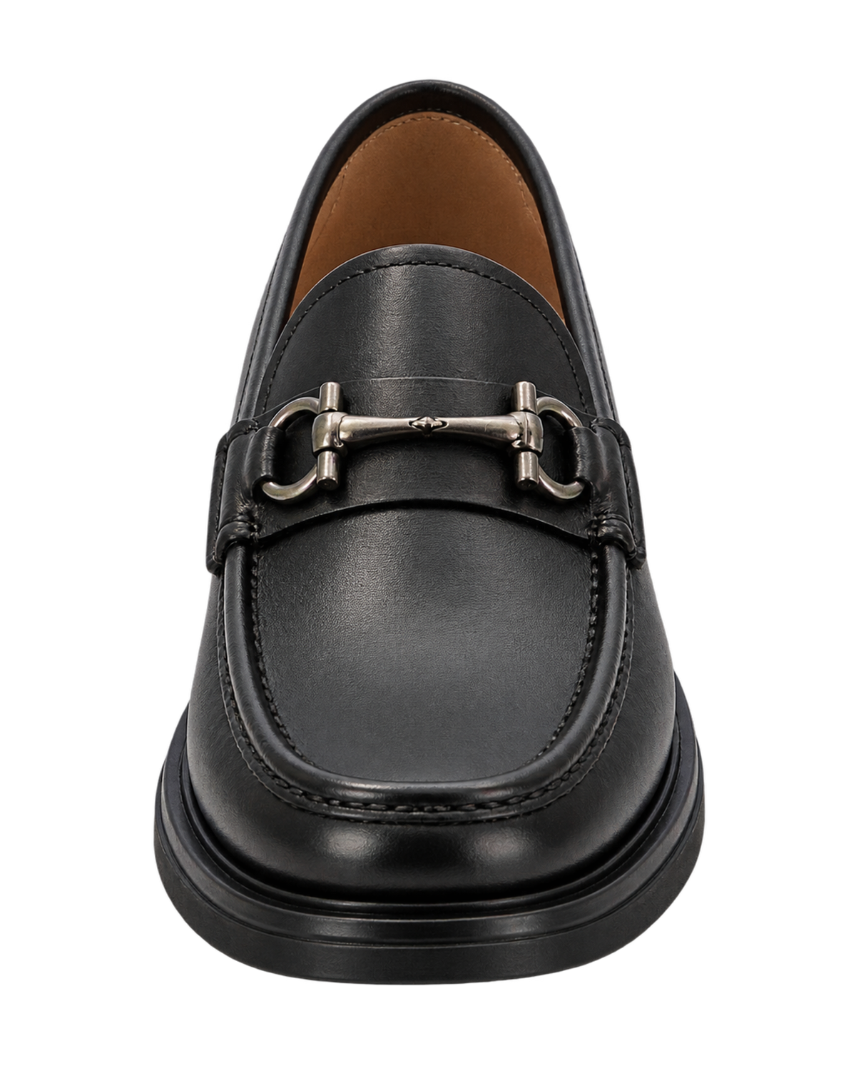 Ferragamo black leather loafers