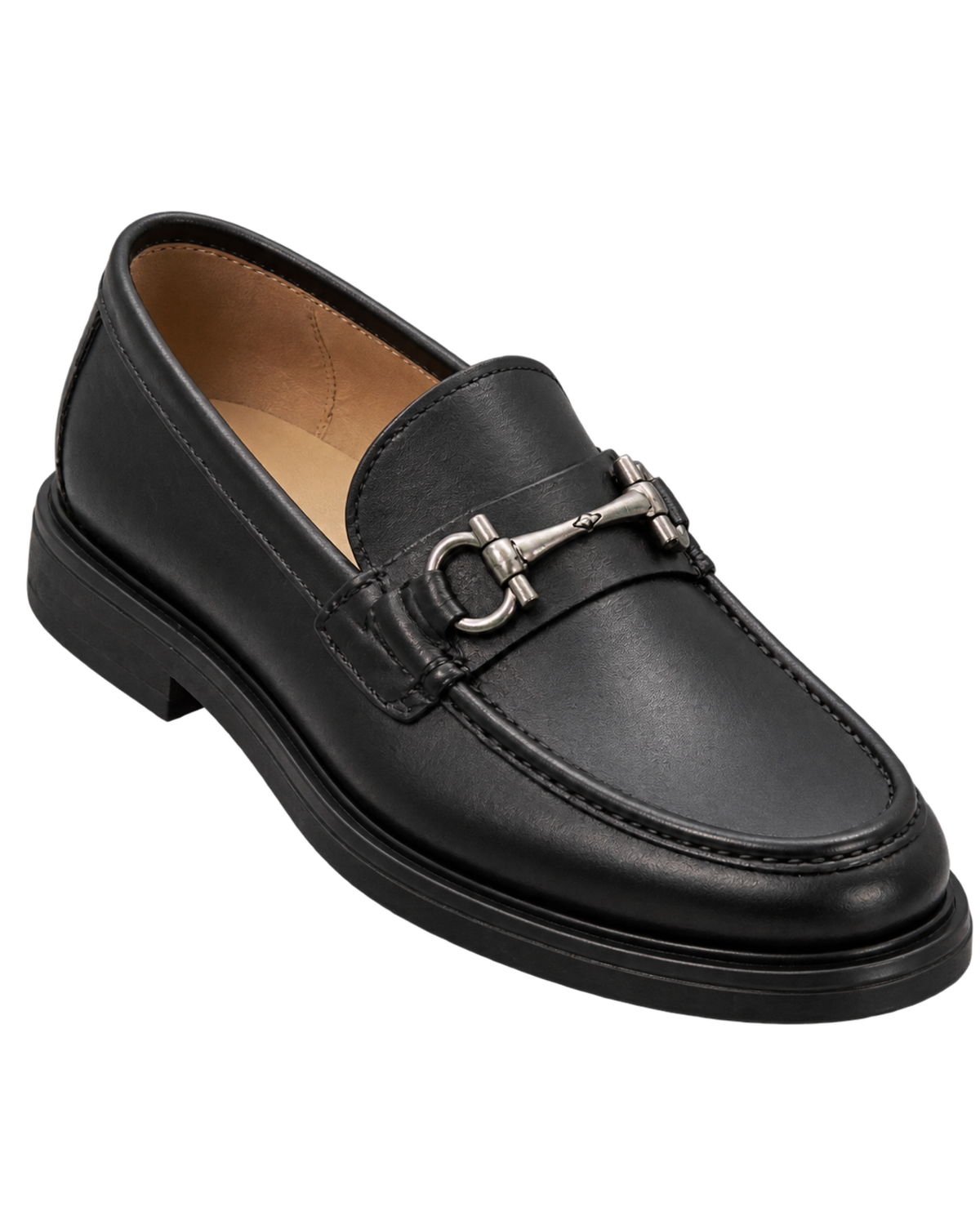 Ferragamo black leather loafers