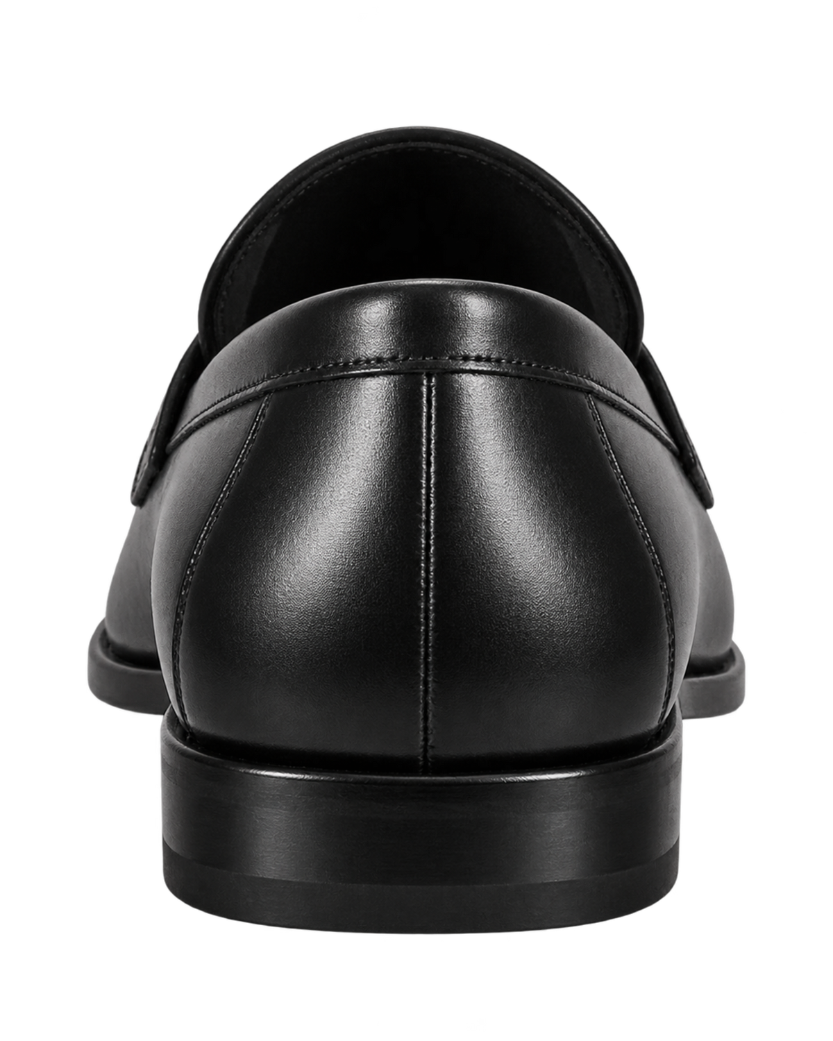 Ferragamo black leather penny loafers