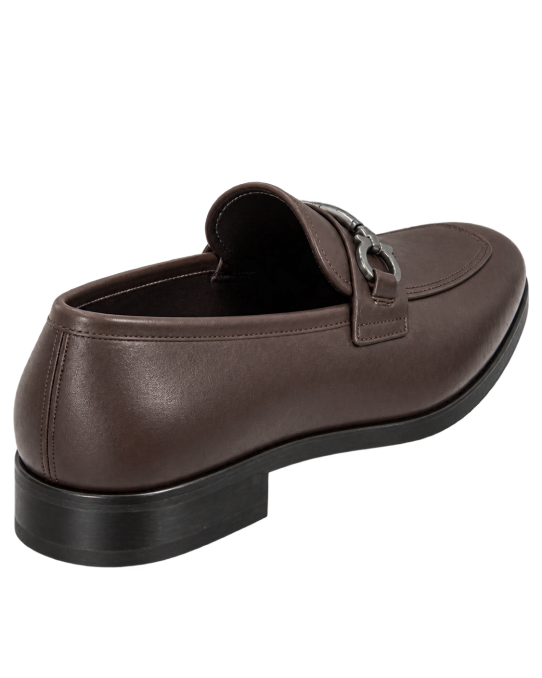 Ferragamo brown leather dress loafers