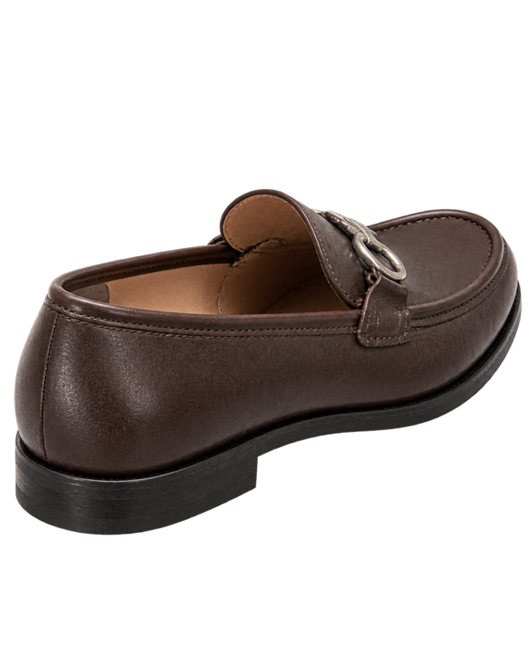 Ferragamo dark brown leather loafer