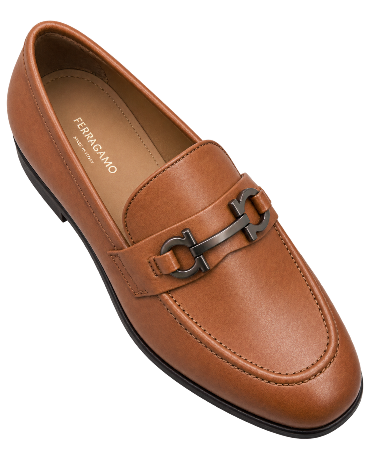 Ferragamo Foster Moccasin with Gancini Ornament