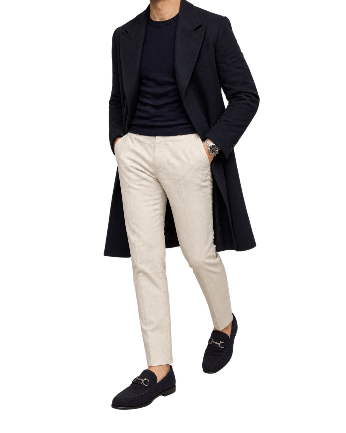 Ferragamo Foster Textured Suede Gancini Bit Loafers