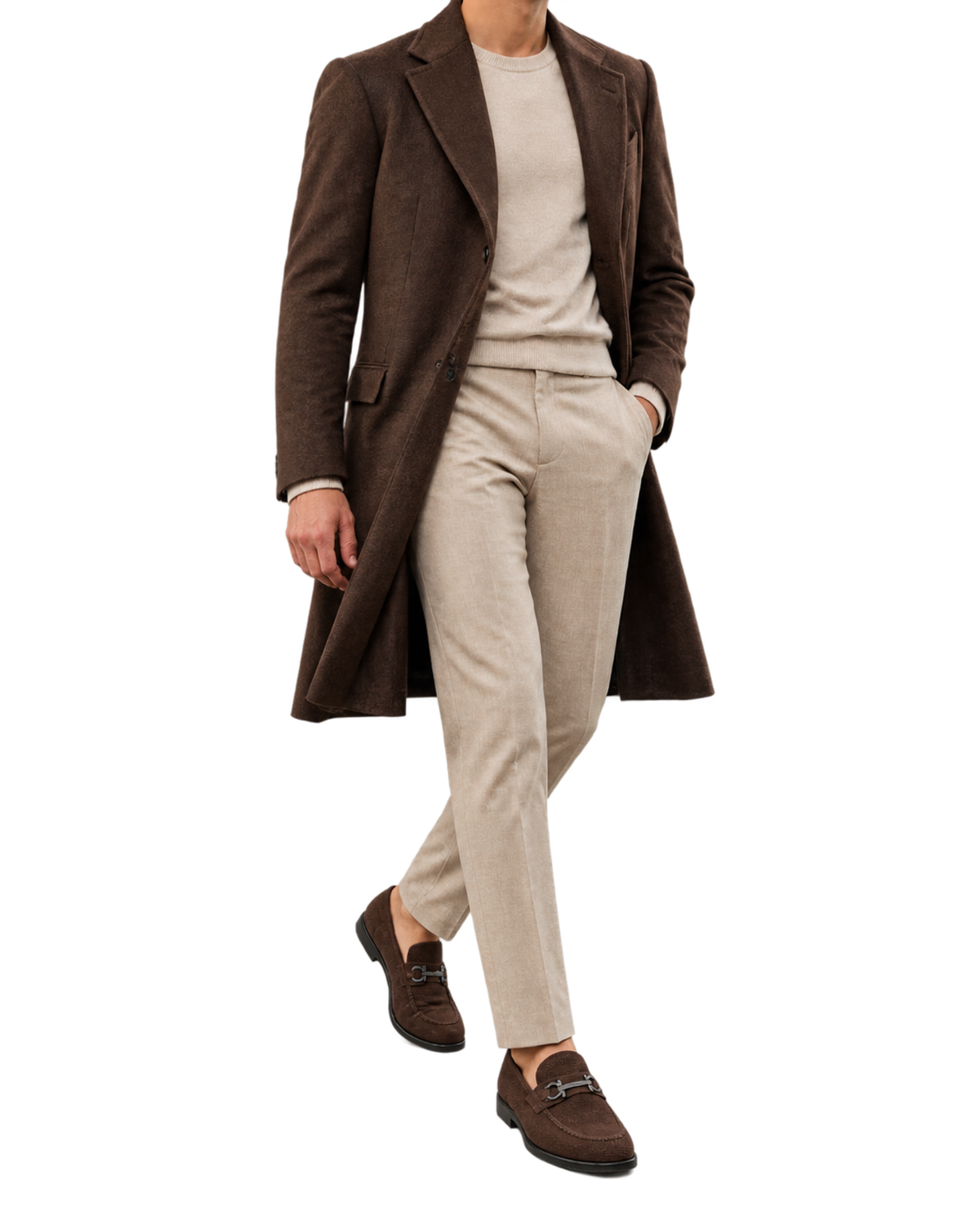 Ferragamo Foster Textured Suede Gancini Bit Loafers