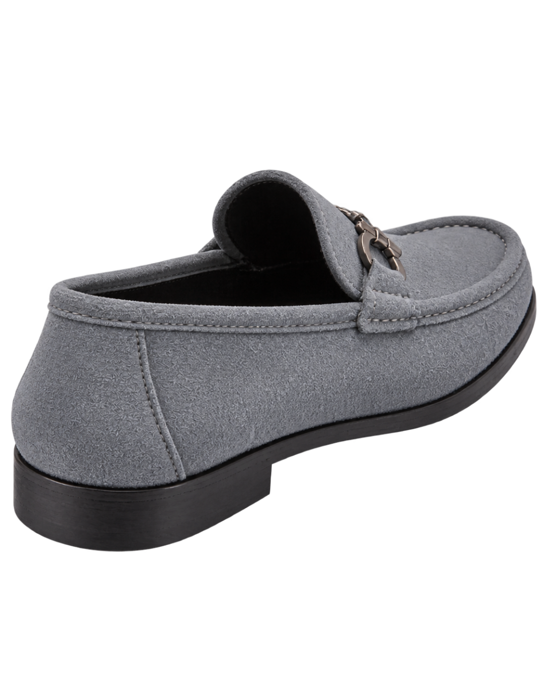 Ferragamo Gancini-Buckle Suede Loafer