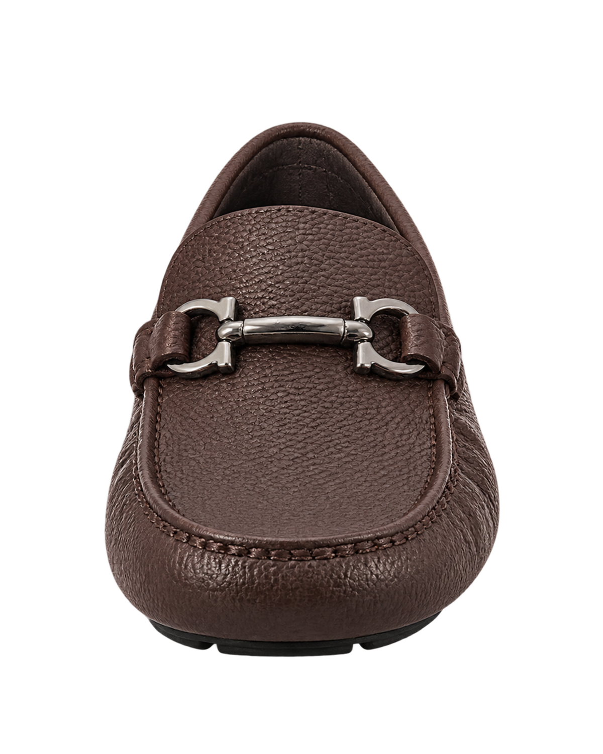 Ferragamo Gancini Ornament Driver Moccasins