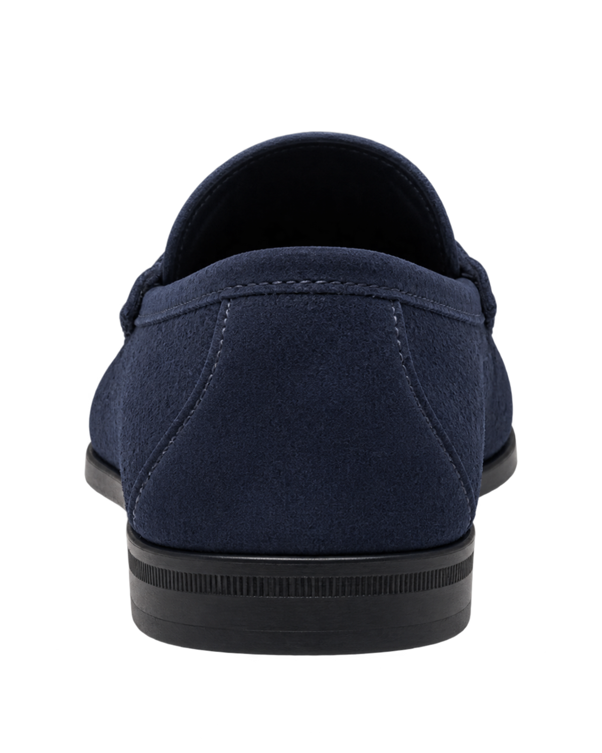 Ferragamo navy blue suede loafers