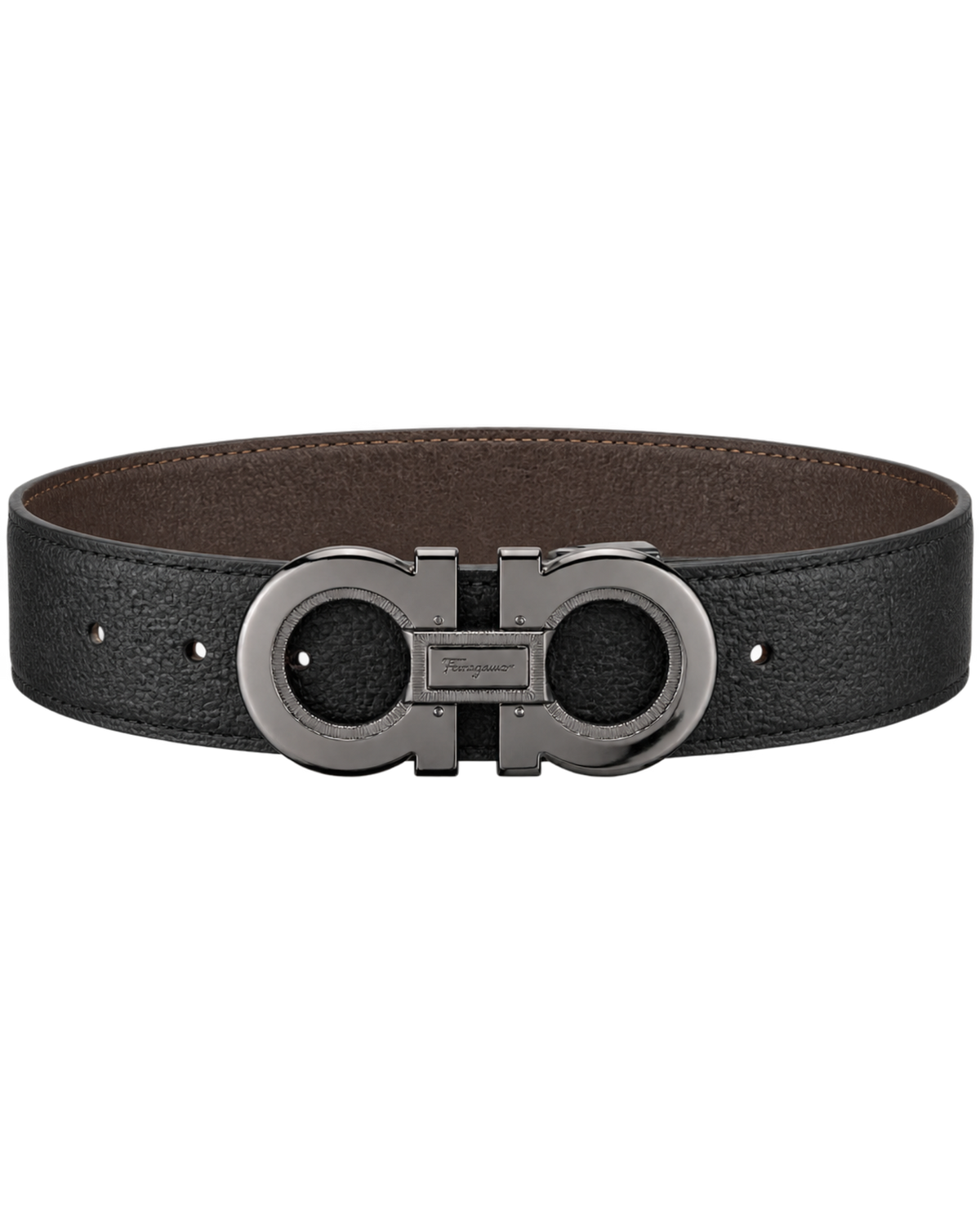 Ferragamo Reversible and Adjustable Gancini Belt