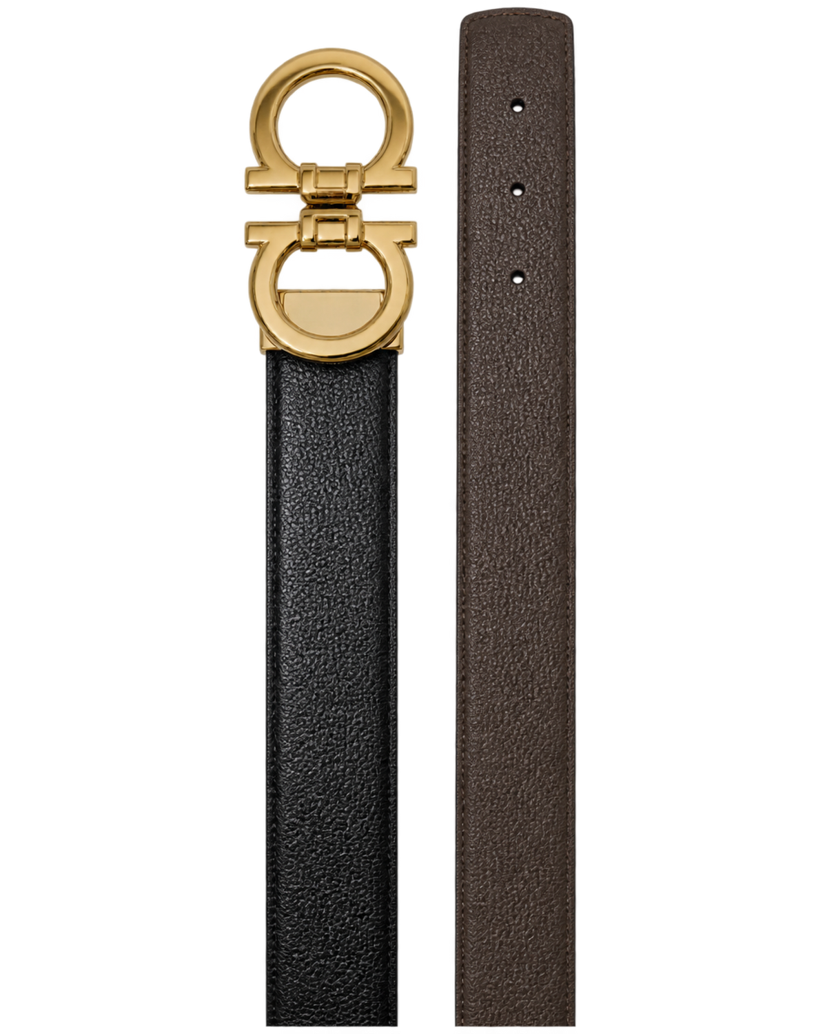 Ferragamo Reversible and Adjustable Gancini Belt