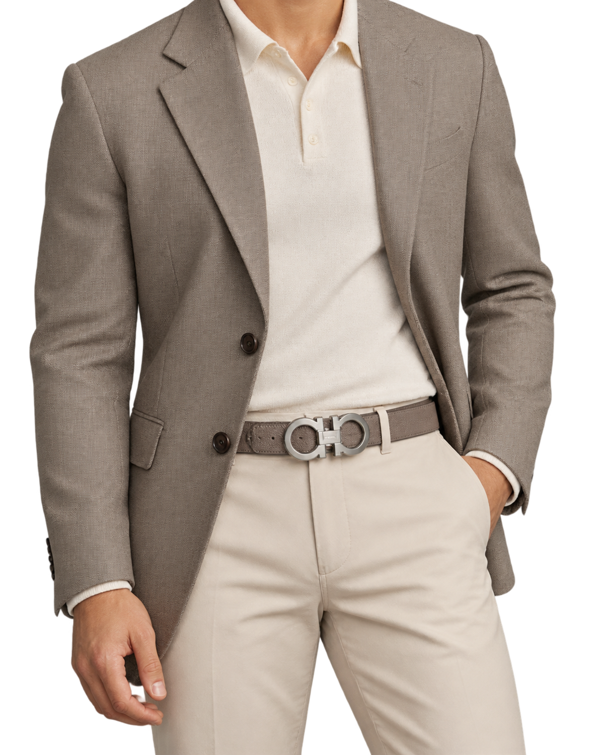 Ferragamo Reversible and Adjustable Gancini Belt