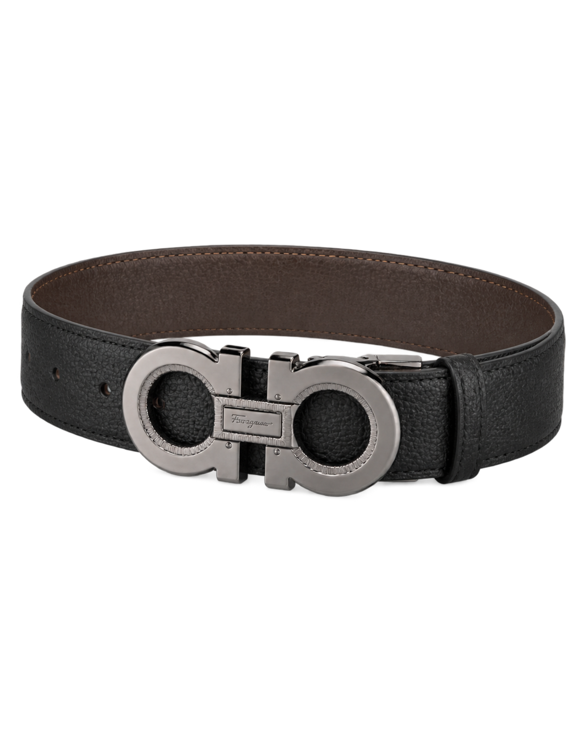 Ferragamo Reversible and Adjustable Gancini Belt