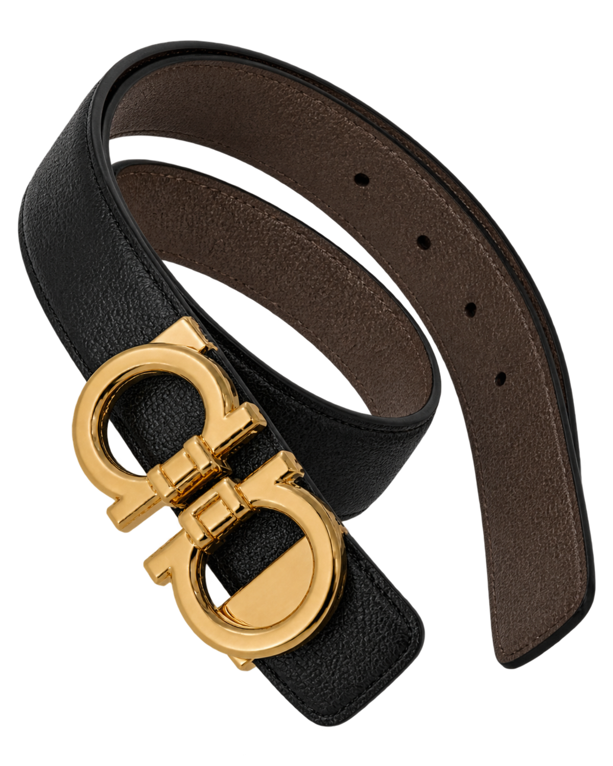 Ferragamo Reversible and Adjustable Gancini Belt