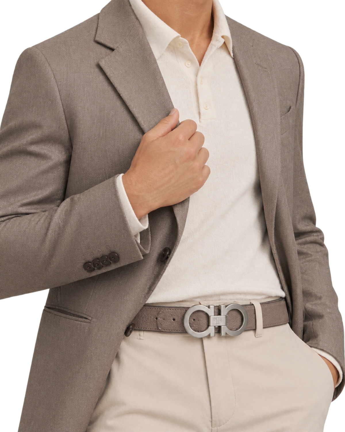 Ferragamo Reversible and Adjustable Gancini Belt