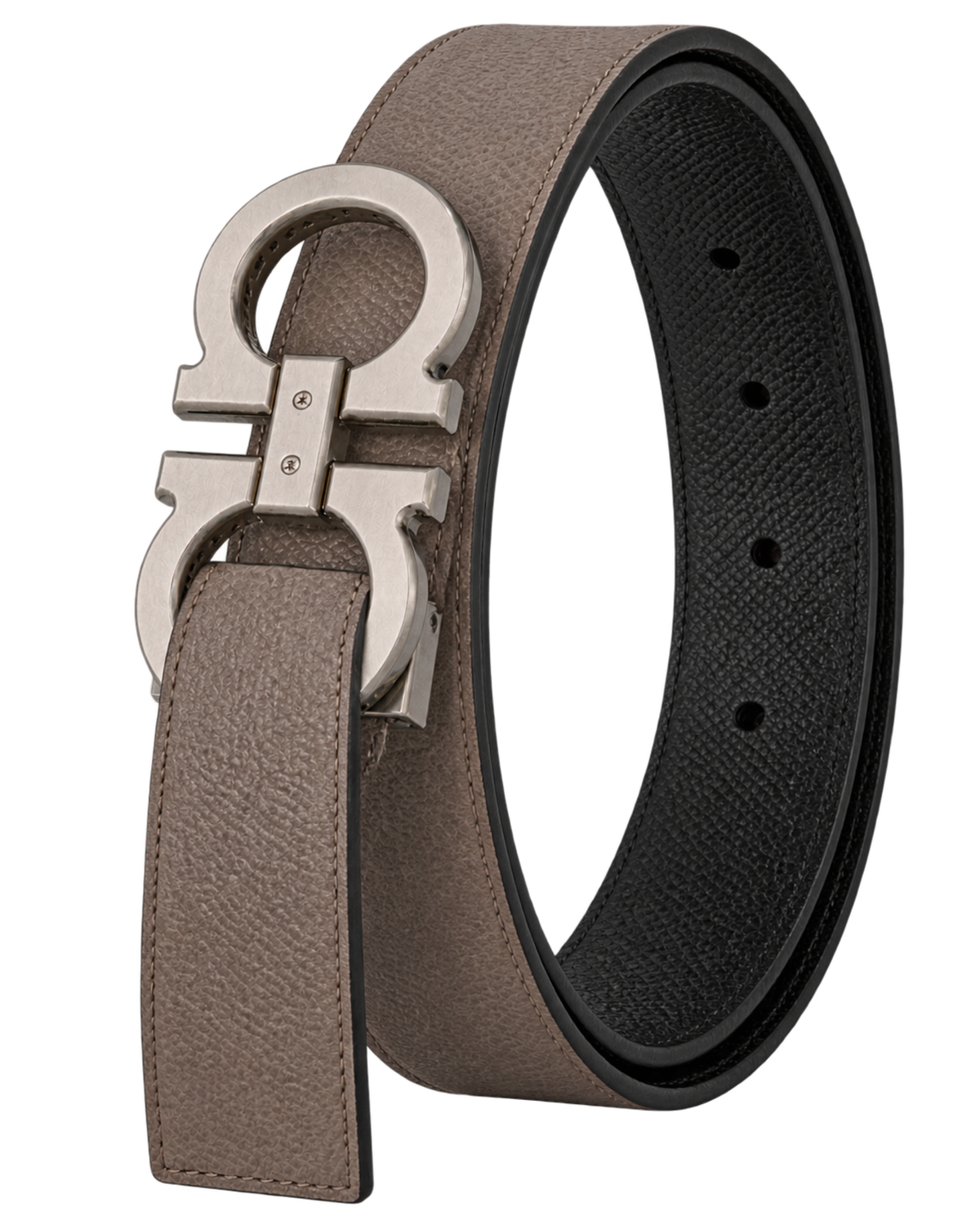 Ferragamo Reversible and Adjustable Gancini Belt