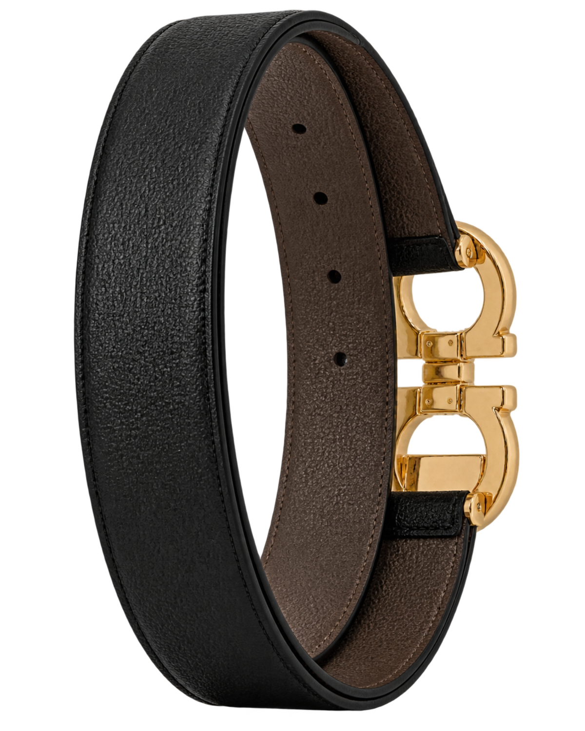 Ferragamo Reversible and Adjustable Gancini Belt