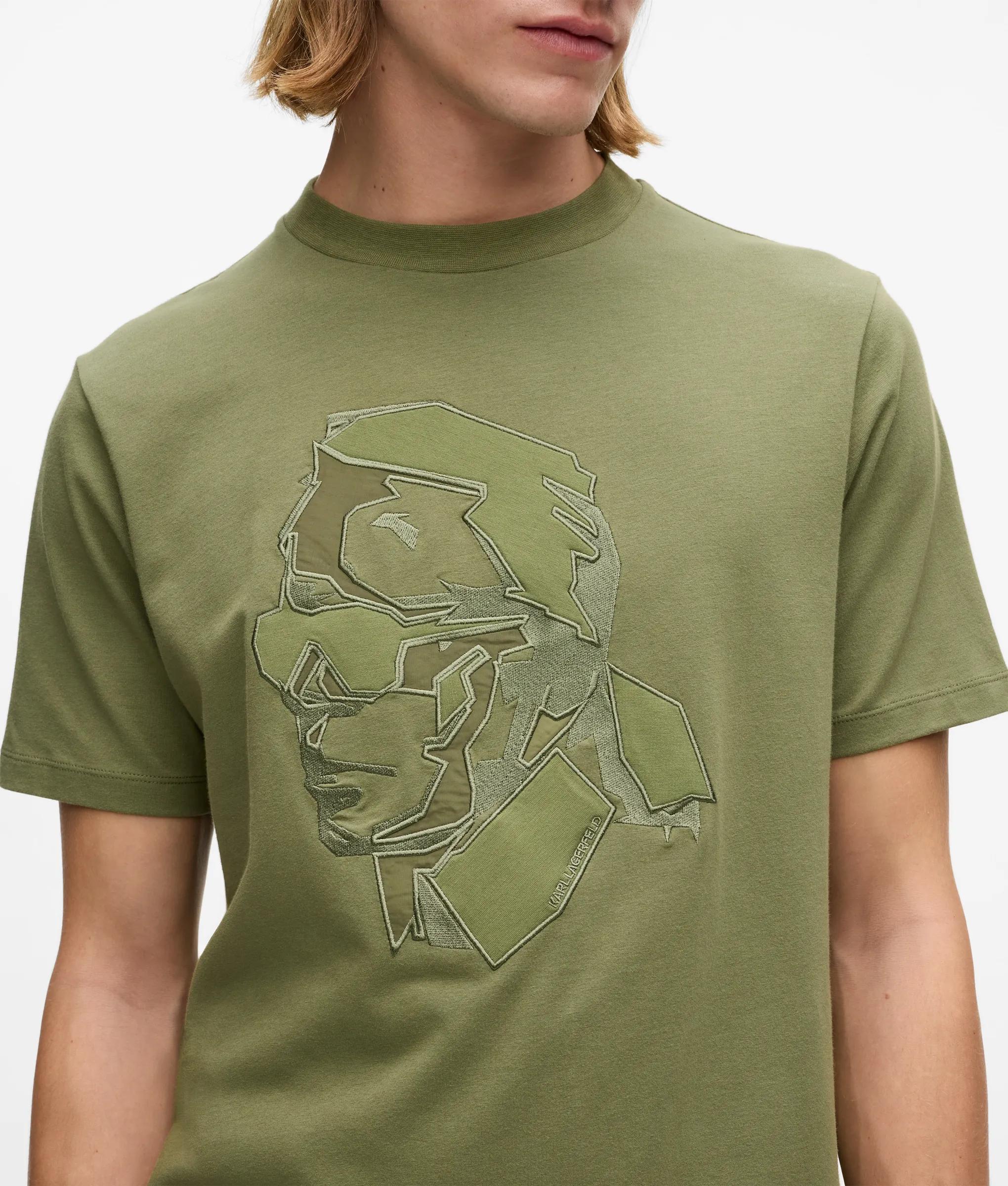 Tonal Karl print T-shirt