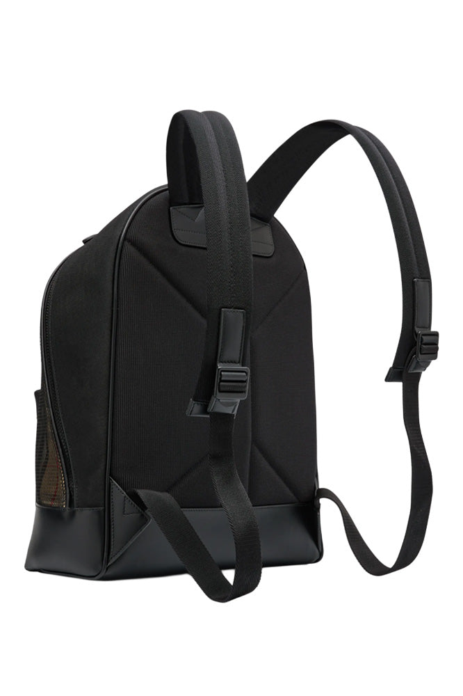 Burberry Mesh Checkered Backpack in Beige