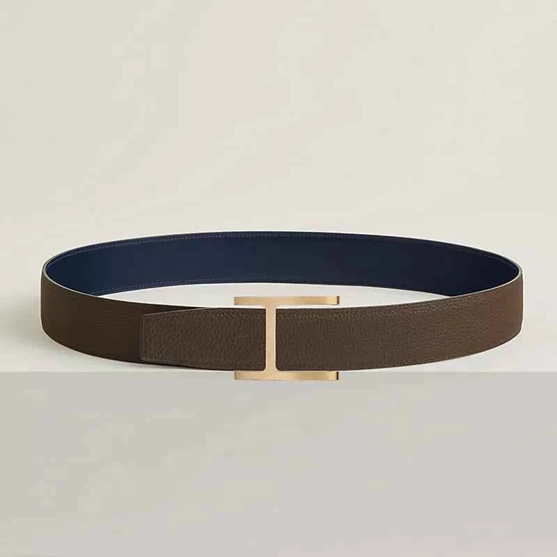 Fil d'H belt buckle & Reversible leather strap 38 mm