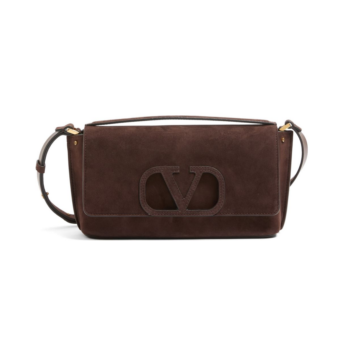 Fill Me suede shoulder bag