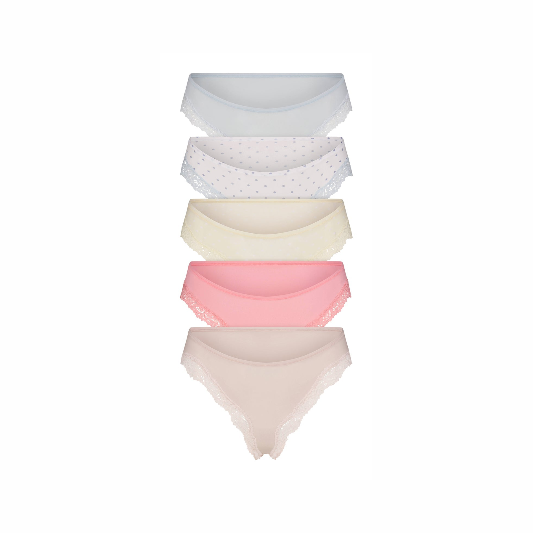 Fits Everybody Lace Cheeky Tanga 5-pack