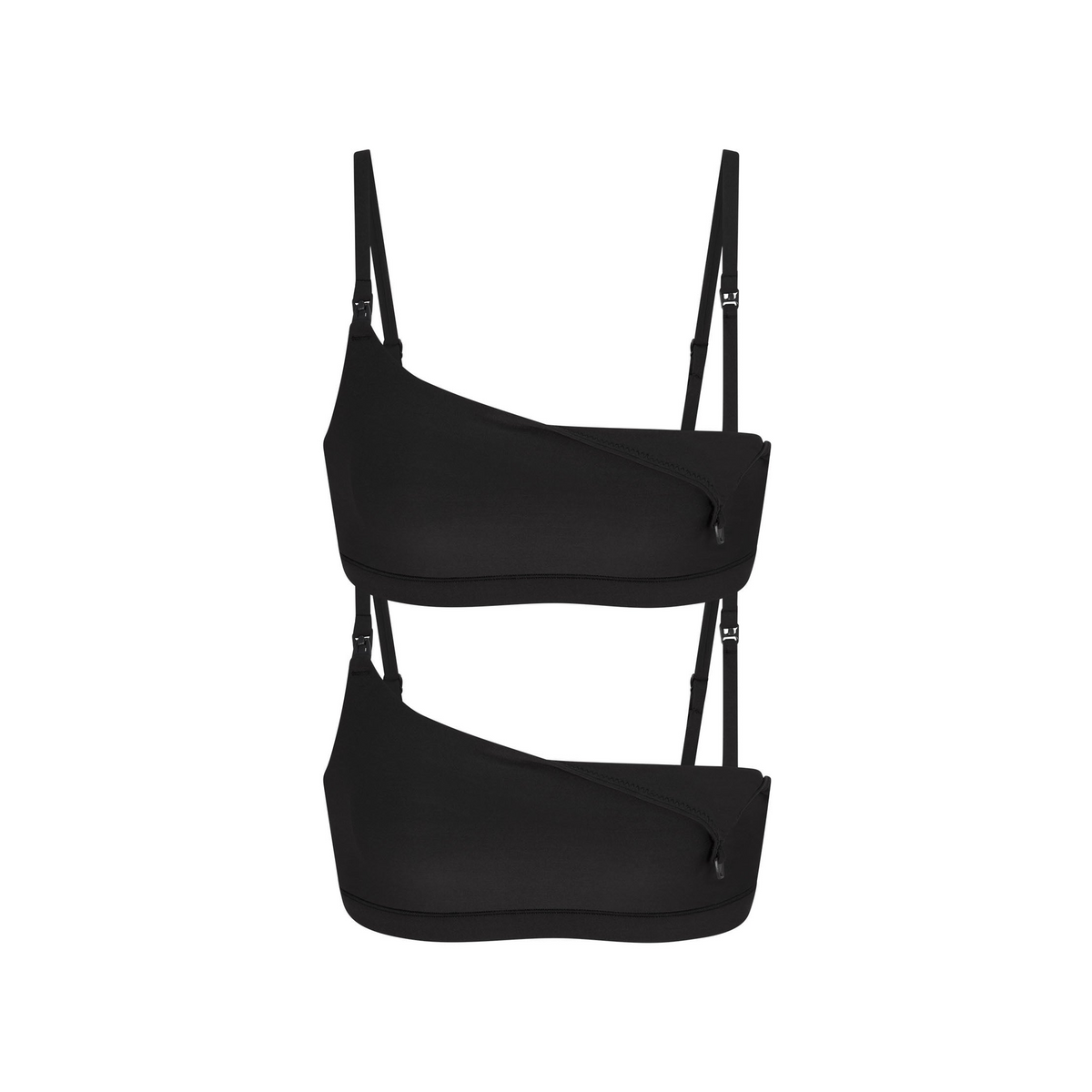 Fits Everybody Maternity Nursing Scoop Bralette 2-pack