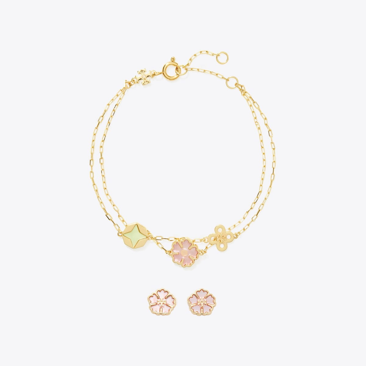 Forget Me Not Bracelet and Earrings Gift Set