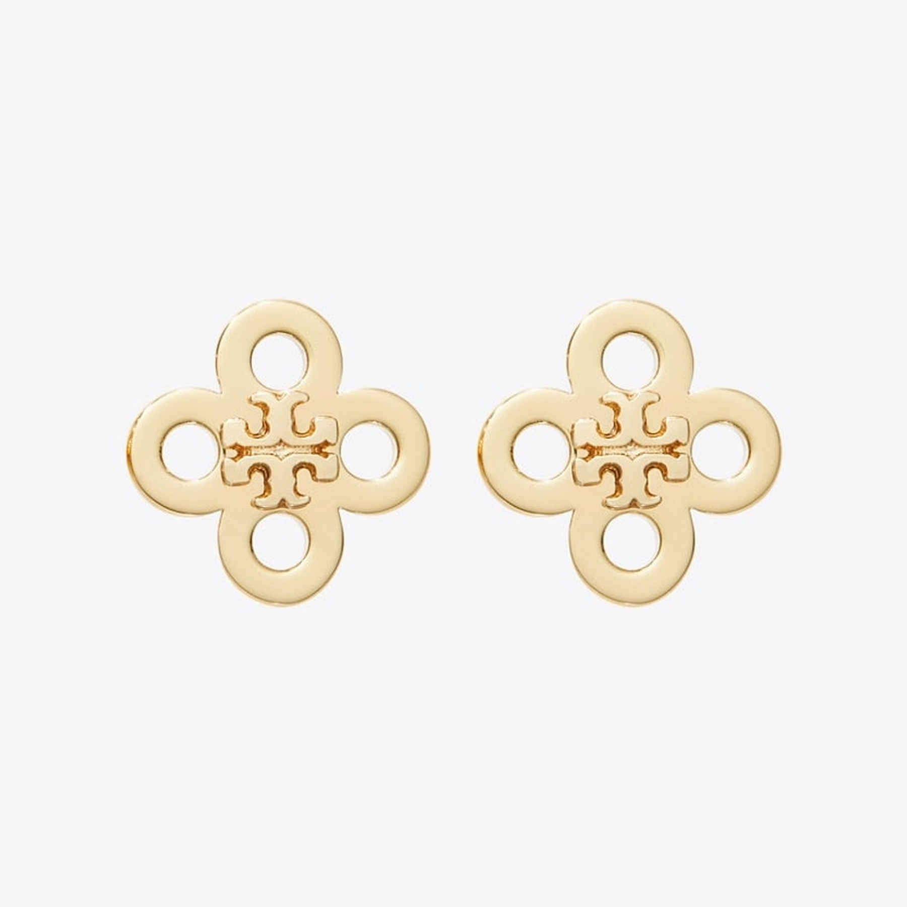 Forget Me Not Clover Stud Earring